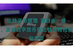 比特派币管理  第四步：接管、发送数字货币在比特派钱包首页
