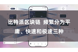 比特派区块链  频繁分为平庸、快速和极速三种