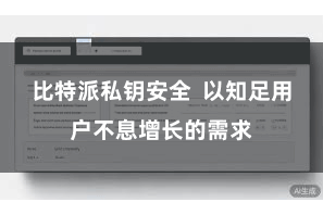 比特派私钥安全  以知足用户不息增长的需求
