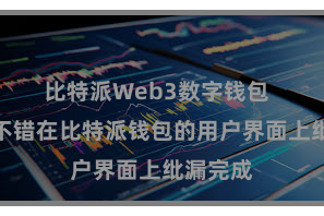 比特派Web3数字钱包 一切齐不错在比特派钱包的用户界面上纰漏完成