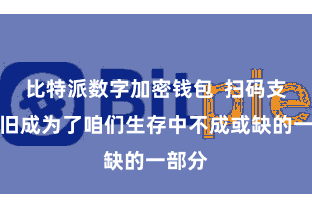 比特派数字加密钱包  扫码支付照旧成为了咱们生存中不成或缺的一部分